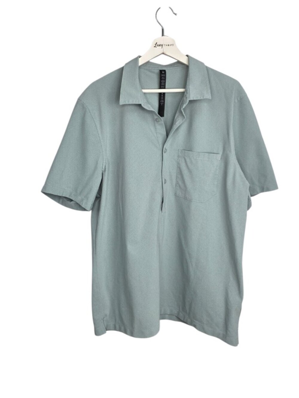 Lululemon Men's WovenAir Popover Shirt, Lightweight, Quick Dry, Size XL